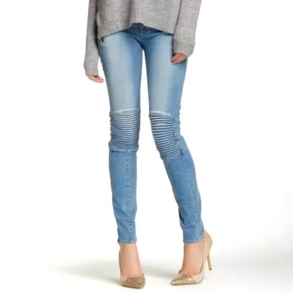 🇺🇸 NWT Hudson Stark Moto Jeans Made In USA - Picture 2 of 11